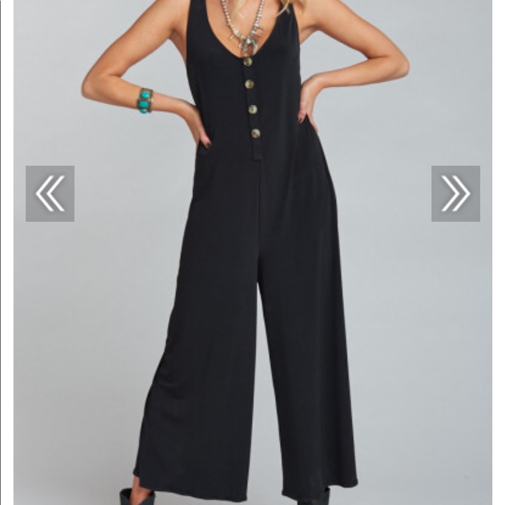 GOULDING JUMPSUIT ~ BLACK SPANDY
